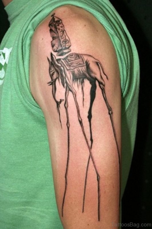 Dali Elephant Tattoo