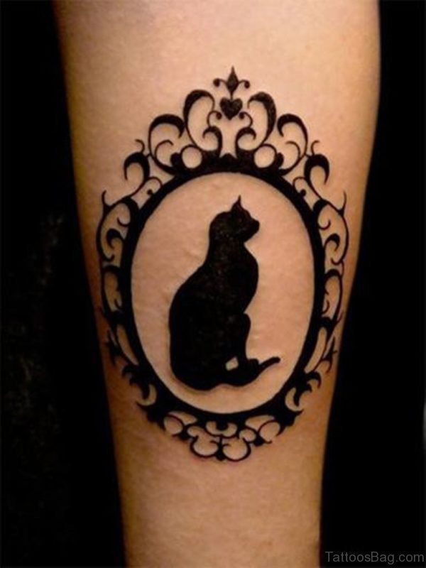 Cat Tattoo On Wrist
