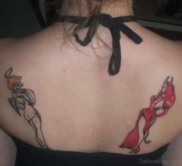 Devil And Angel Tattoo