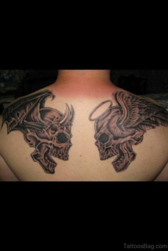 Devil And Skull Tattoo