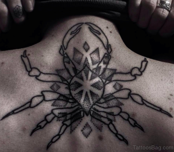 Dotwork Crab Tattoo