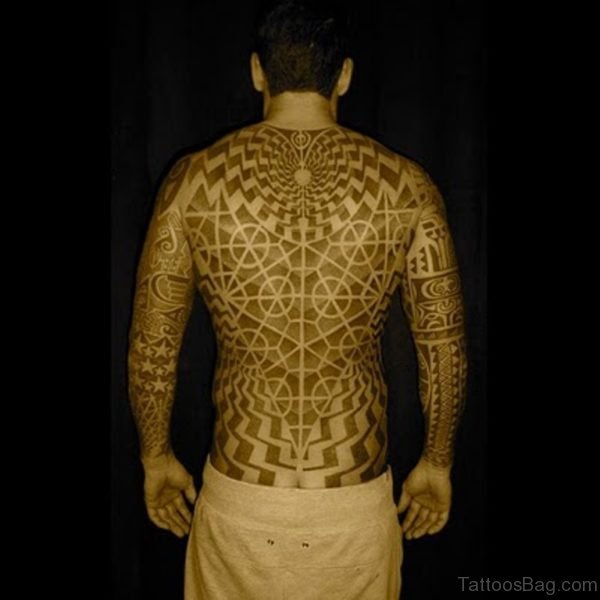 Dotwork Geometric Tattoo