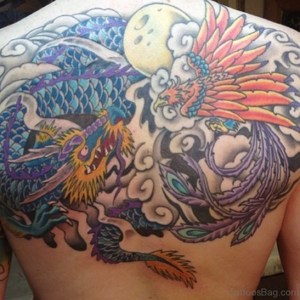 Dragon And Phoenix Tattoo
