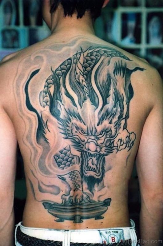 Dragon Face Tattoo