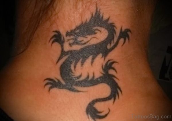 Dragon Neck Tattoo