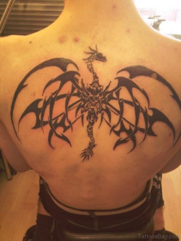 Dragon Tattoo Design On Back