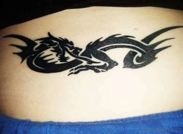 Dragon Tattoo On Lower Back