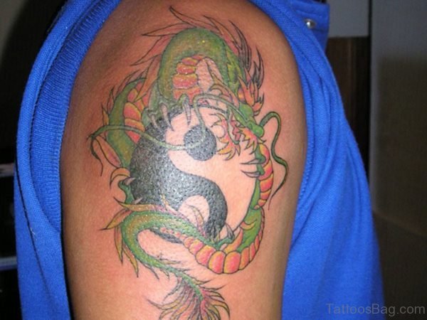 Dragon Yin Yang Tattoo