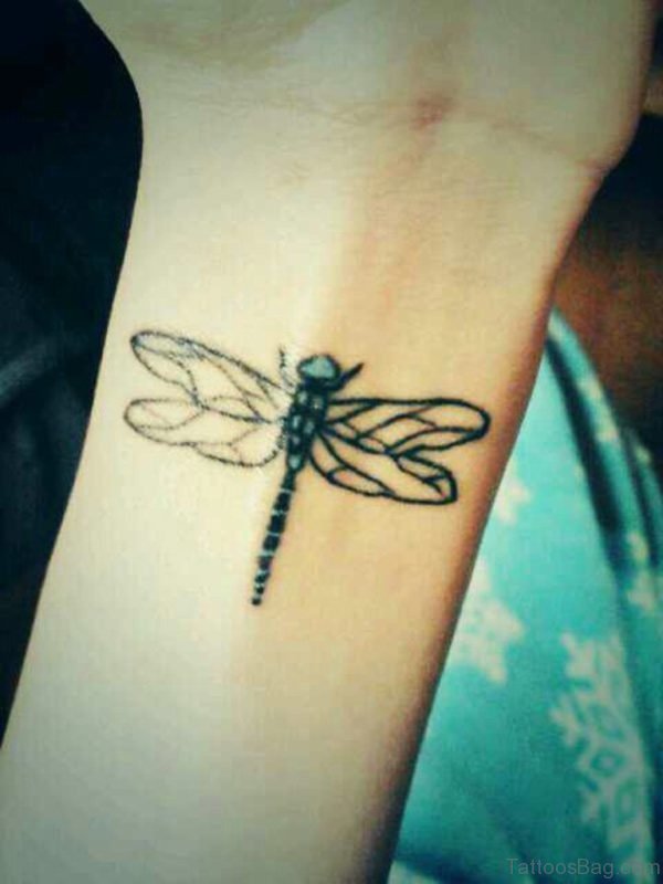 Dragonfly Tattoo On Wrist