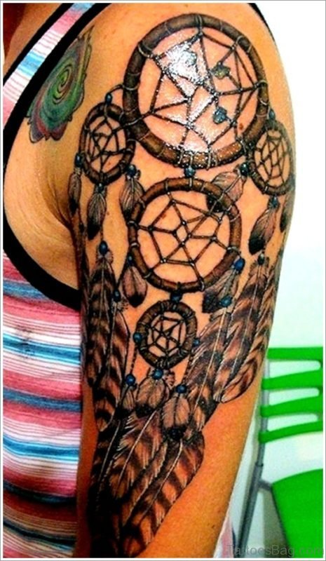 Dream Catcher Design Tattoo