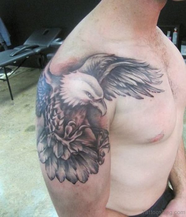 Eagle Bird Tattoo On Shoulder