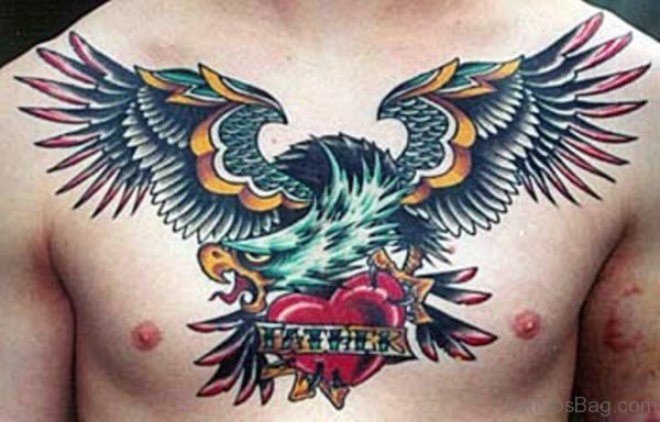 Eagle Chest Tattoo Image