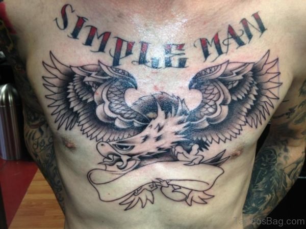 Eagle Chest Tattoo