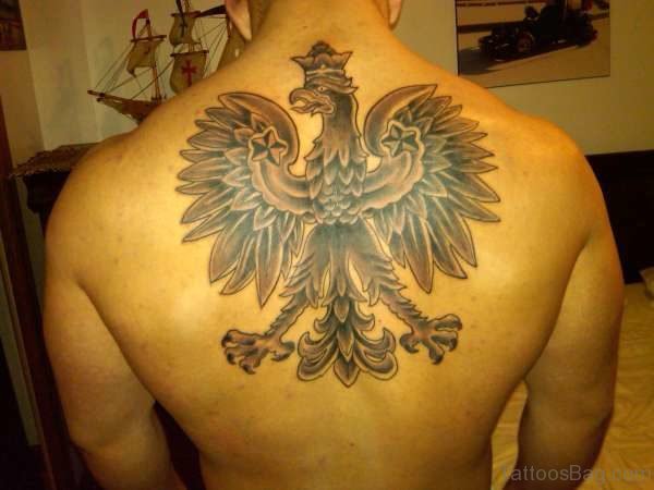 Eagle Tattoo Design On Back