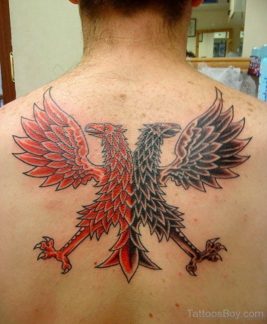 Eagle Tattoo Design On Back