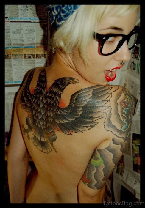 Eagle Tattoo For Girls