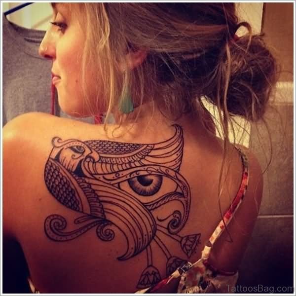 Egyptian Tattoo On Left Shoulder