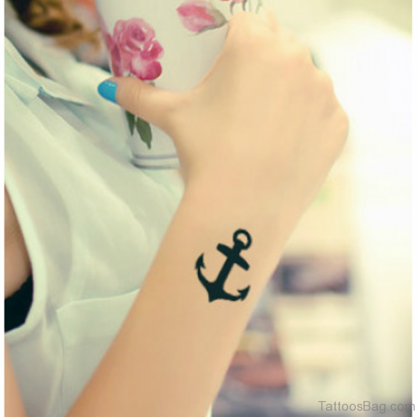 Elegant Anchor Tattoo
