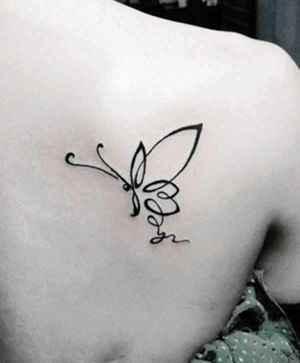 Elegant Back Tattoo