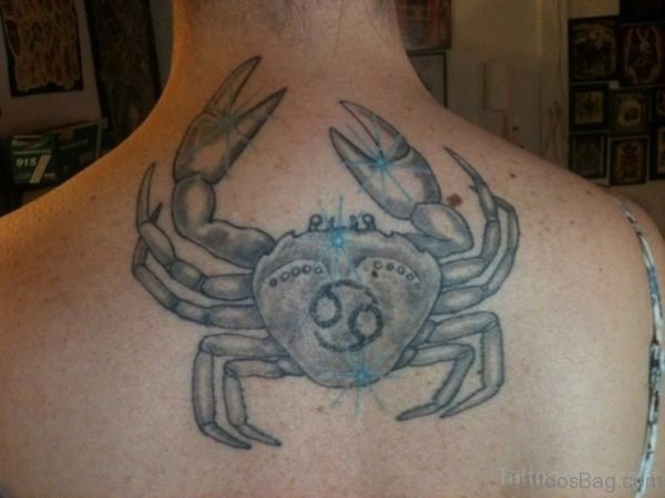 Elegant Crab Tattoo