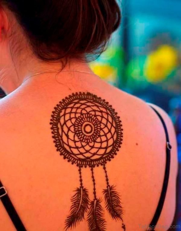Elegant Dreamcatcher Tattoo Design