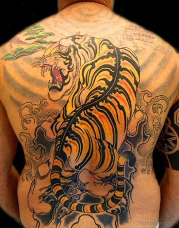 Elegant Tiger Tattoo