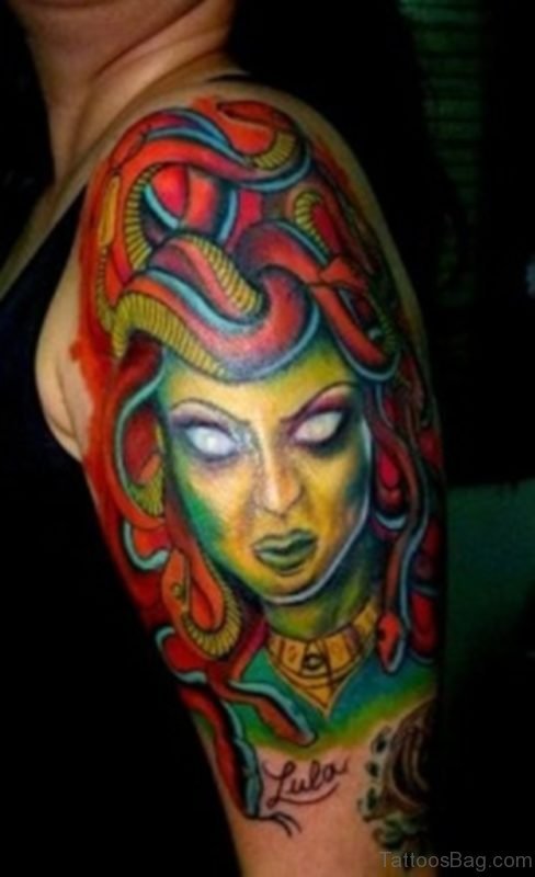 Evil Medusa Tattoo