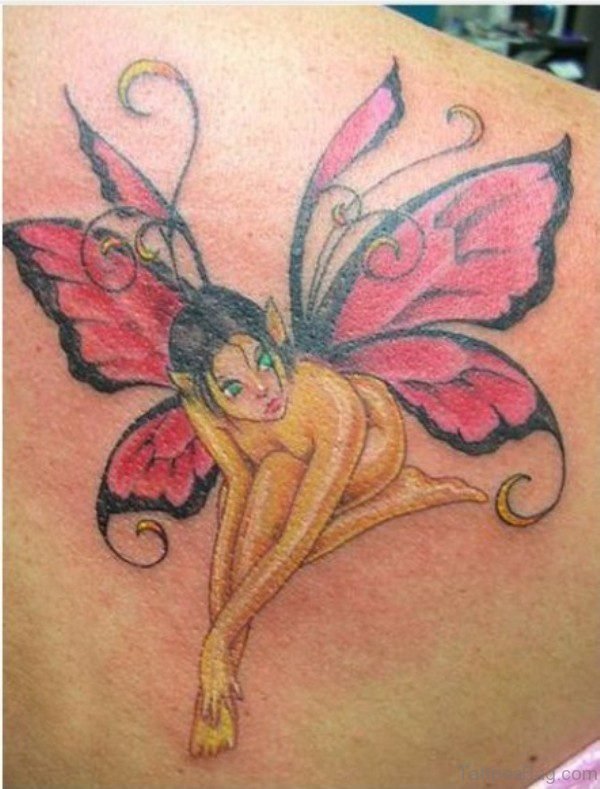 Fairy Tattoo On Shoulder