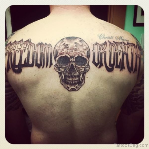 Fancy Skull Tattoo Design