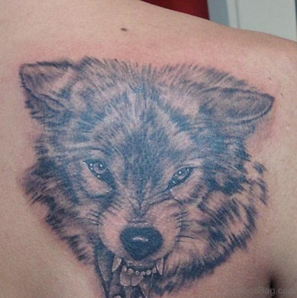 Fancy Wolf Tattoo