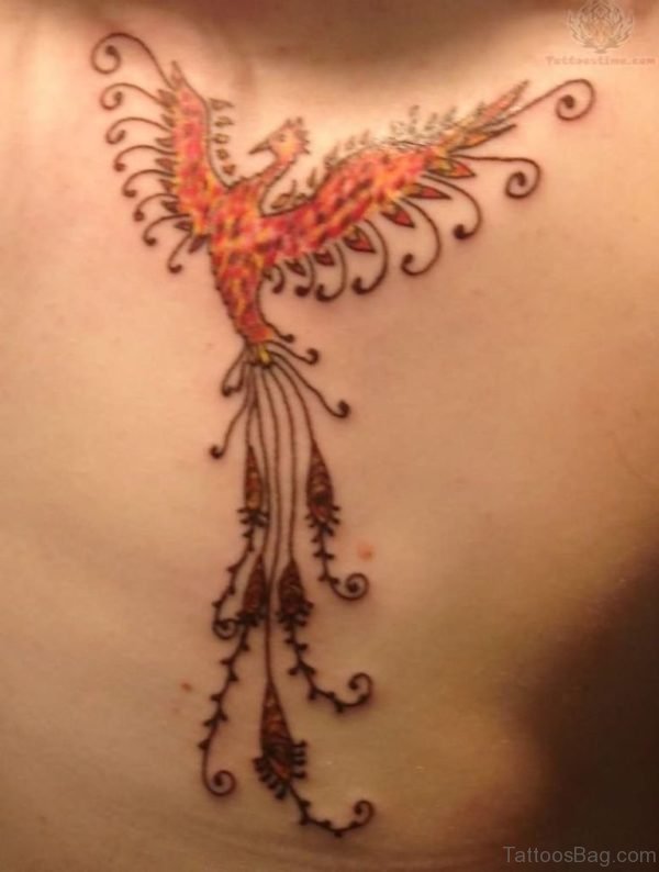 Fantastic Phoenix Tattoo Design
