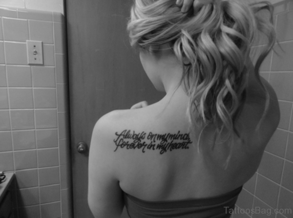 Fantastic Quote Tattoo