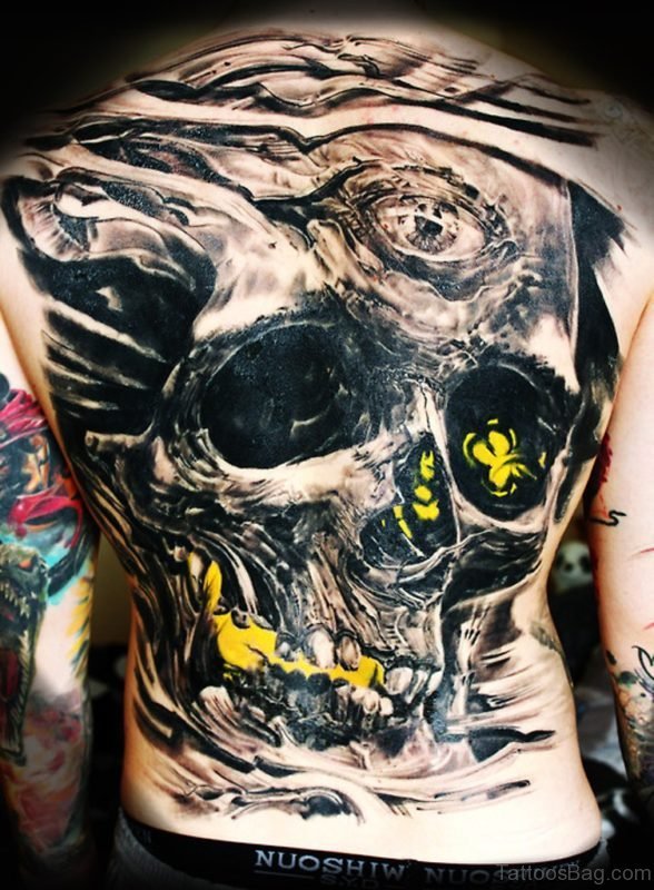 Fantastic Skull Tattoo Design