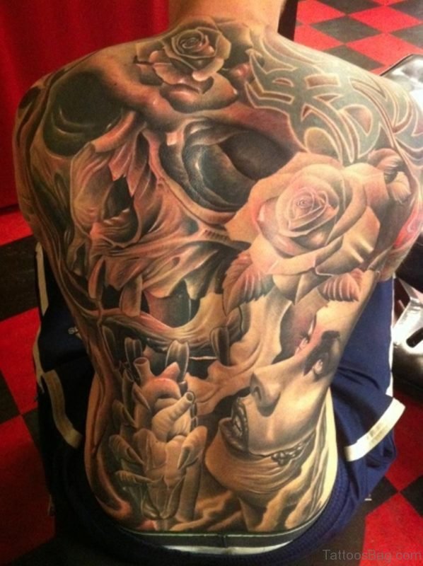 Fantasy Skull Tattoo