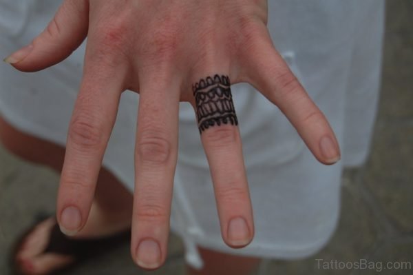 Fine Finger Tattoo