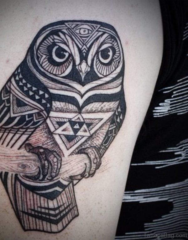 Fine Owl Tattoo
