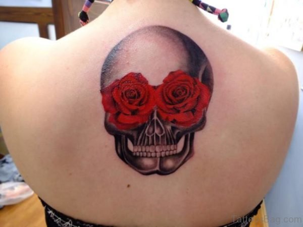 Flower Skull Tattoo 