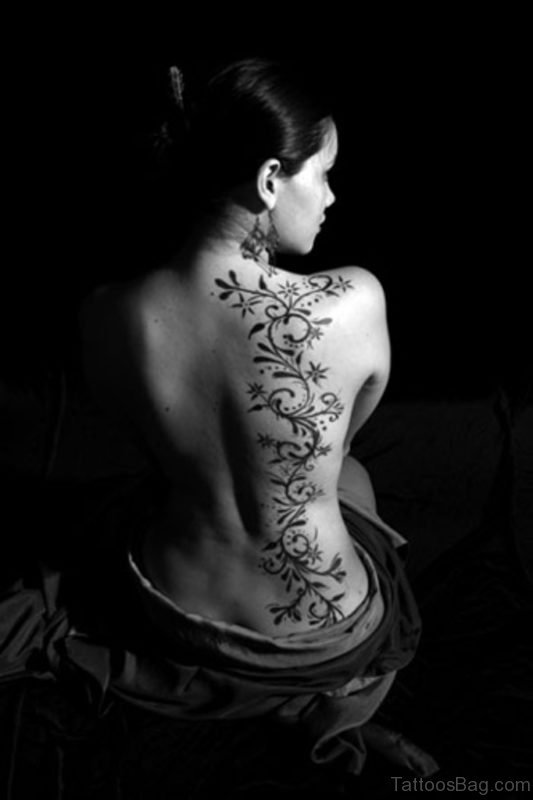 Flower Vine Tattoo