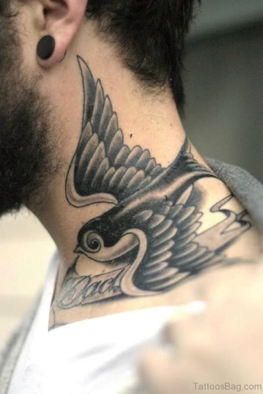 Flying Bird Tattoo For Men