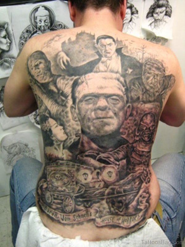 Horror Tattoo Design