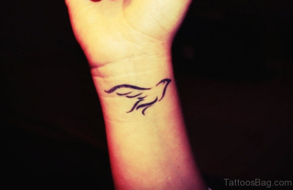 Funky Dove Tattoo
