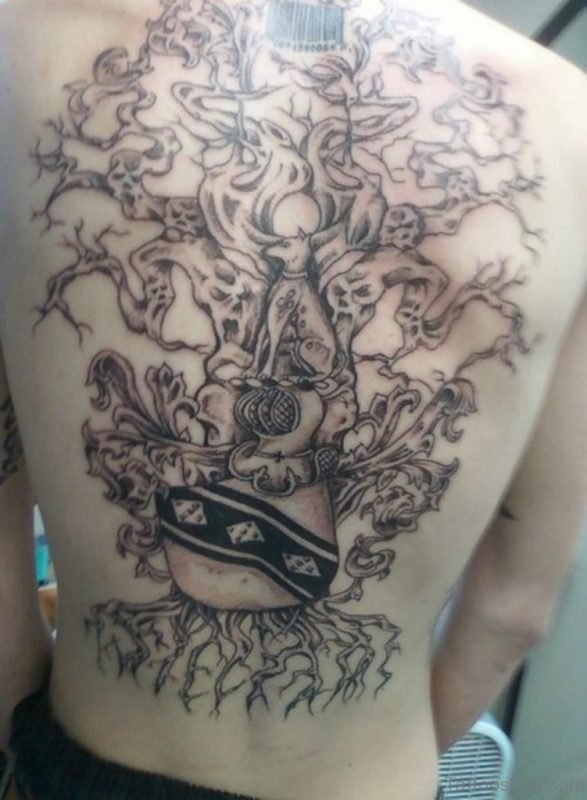 Funky Tree Tattoo