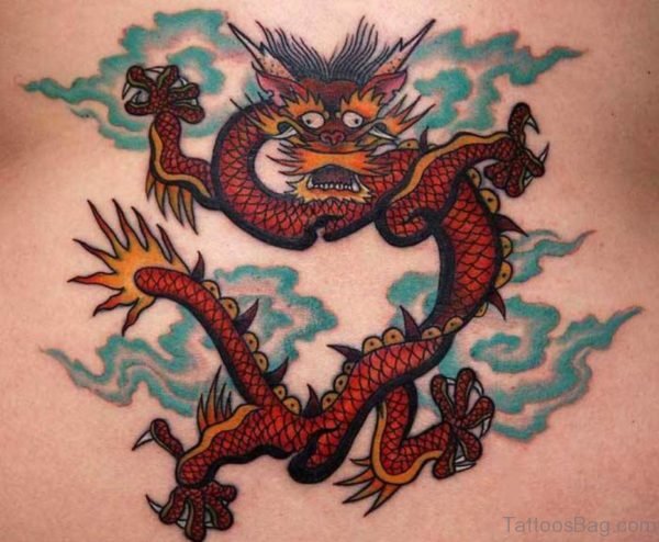 Funny Dragon Tattoo
