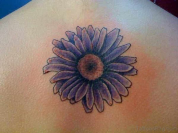  Daisy Tattoo On Back