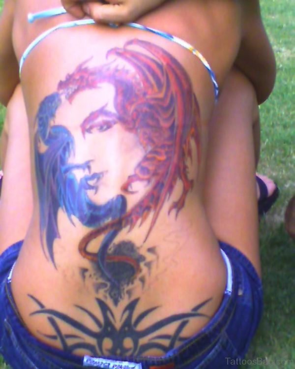 Girl And Dragon Tattoo