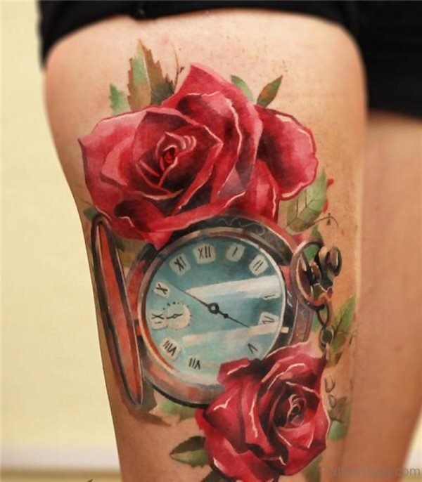 Good Looking Rose Tattoo