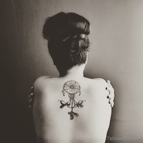 Graceful Dreamcatcher TattooGraceful Dreamcatcher Tattoo
