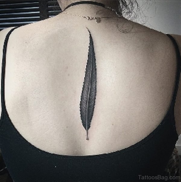 Graceful Leaf Tattoo