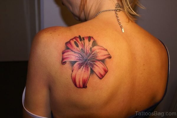 Graceful Lily Flower Tattoo
