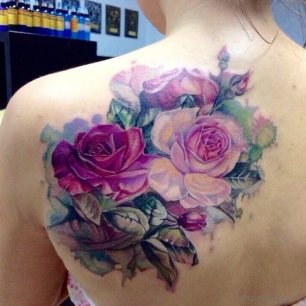 Graceful Rose Tattoo